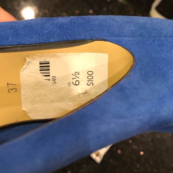 Topshop Blue suede pumps - Picture 4 of 4